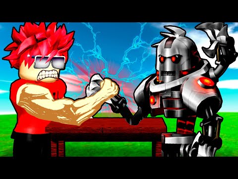 Видео: СТАЛ САМЫМ СИЛЬНЫМ И ПОБЕДИЛ ФИНАЛЬНОГО БОССА В Arm Wrestle Simulator ROBLOX