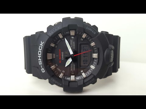 Видео: Casio G-Shock GA-800-1A.  Обзор и настройка (Review and setting)