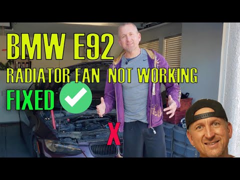 Видео: Вентилятор радиатора BMW E90 не работает (легкое решение)