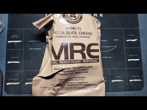 Видео: U.S MRE № 11 Кусочек пиццы, сырный обзор