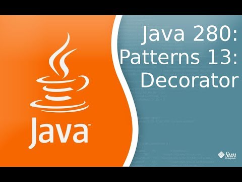 Видео: Урок Java 280: Pattern 13: Decorator