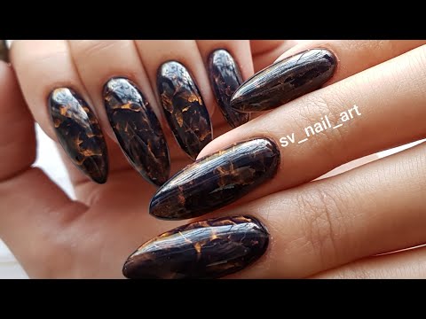 Видео: ВУЛКАНИЧЕСКАЯ ЛАВА!/Маникюр на модели.