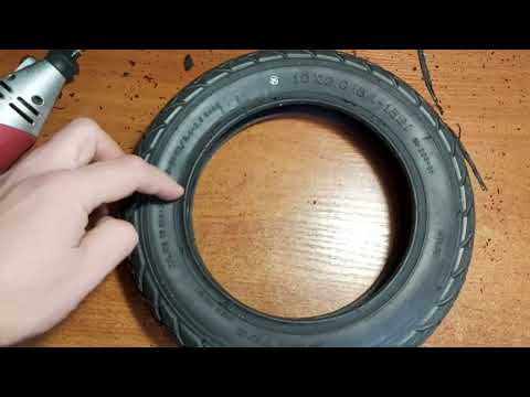 Видео: Ставимо збільшені шини 10х2 2.5" в самокат Xiaomi Pro Essential M365 Вага Зачистка покришки, крила