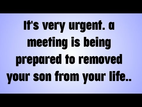 Видео: 💸 Это очень срочно. Готовится встреча, чтобы убрать вашего сына из вашей жизни..