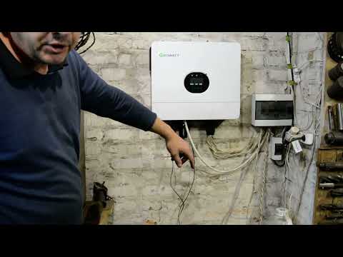 Видео: Подключение батареи Felicity LPBF48300 к инвертору Growatt SPF 6000 ES Plus