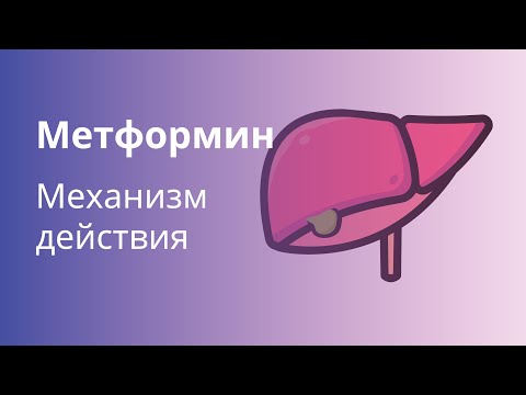 Видео: Метформин. Механизм действия метформина при диабете 2 типа