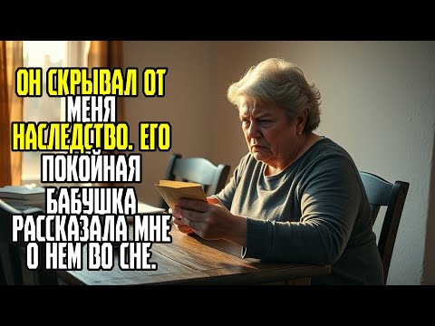 Видео: Он скрывал от меня наследство  Его покойная бабушка рассказала мне о нем во сне