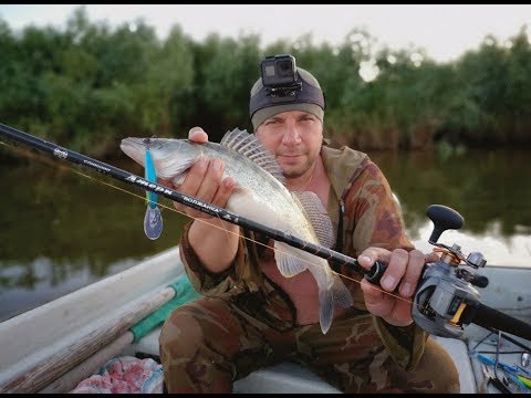 Видео: ИЮНЬ 2018 - часть 3, ловля судака в МОШКУ (троллинг в один спиннинг) тест спиннингов ДЖЕРК  завершён