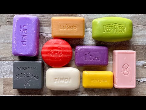 Видео: ASMR Soap cutting | Soap Carving|Резка мыла  | ASMR