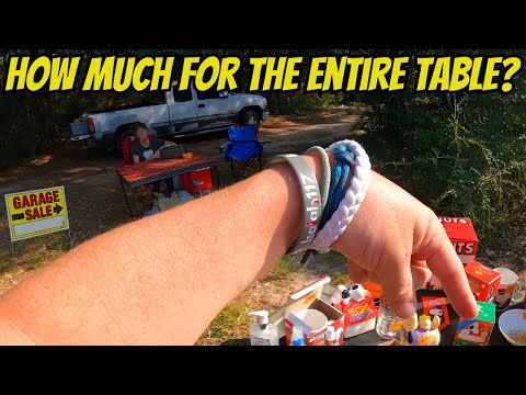 Видео: Находки на гаражной распродаже стоимостью в тысячи долларов