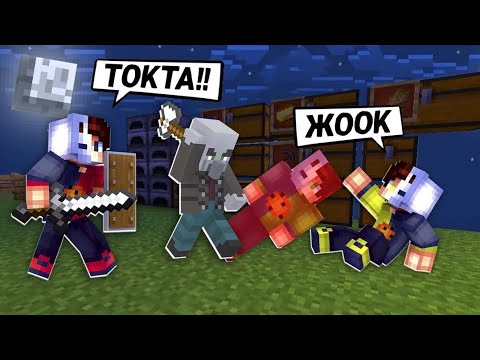 Видео: КЛОНЫМДЫ ЖОЙЫП КЕТТІМА? ҚАРАҚШЫЛАР КЕЛДІ! БІР БЛОК 3-БӨЛІМ Қазақша майнкрафт қазақша