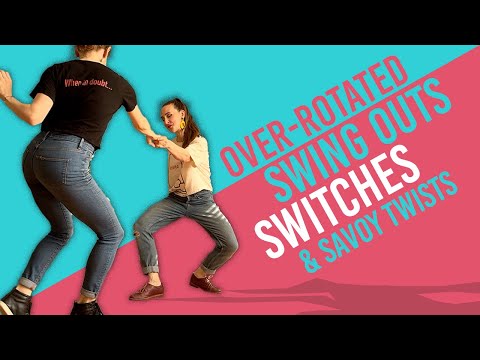 Видео: Перекрученные свинг-ауты, свитчи и савойские повороты — для линди-хопа и свинга
