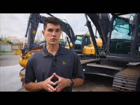 Видео: Экскаваторы John Deere - как это работает. Простота регламентного технического обслуживания