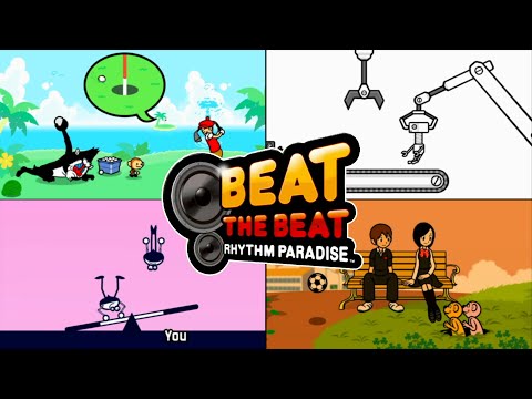 Видео: Beat the beat. Rhythm paradise - игра на ритм [Wii U]