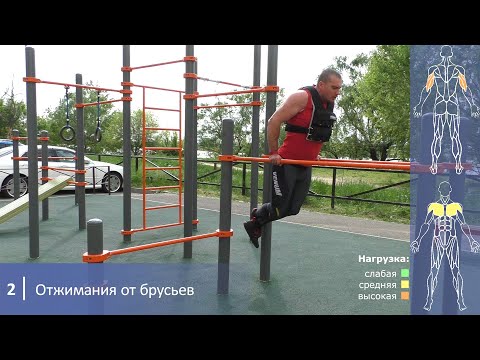 Видео: Моя тренировка на турниках и брусьях