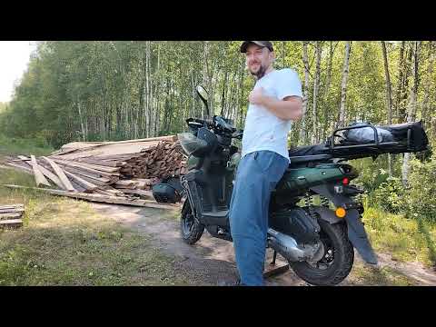 Видео: Первый мотоцикл в жизни.Скутер Tank150, wangya. Отзыв после 10 дней обкатки #скутер #tank150 #wangya