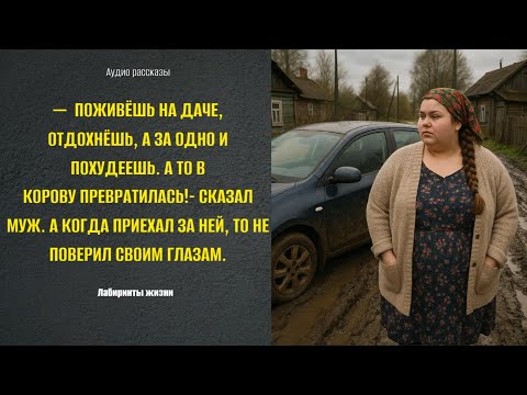 Видео: Хоть похудеешь, а то в корову превратилась! Аудио рассказ :