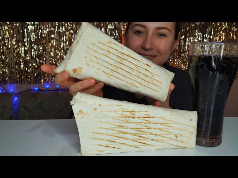 Видео: ДВЕ СОЧНЫЕ ШАВЕРМЫ МУКБАНГ | TWO SHAWERMA WITH CHICKEN ASMR MUKBANG | eating show | 먹방