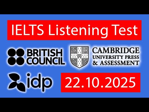 Видео: 🔴 ТЕСТ IELTS LISTENING 2025 🤔 С ОТВЕТАМИ | @TheIELTSListeningTest