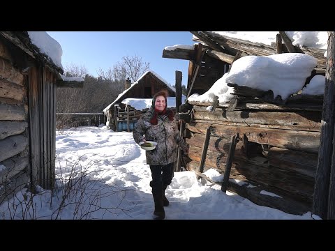 Видео: Жизнь в сибирской деревне, старовер и женщина-отшельница из заброшенной деревни в тайге