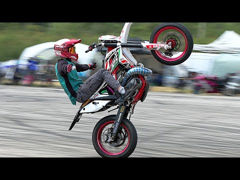 Видео: Беспредел Супермото German Stunt Week