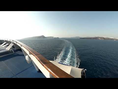 Видео: Круиз Мано Сапанут, июль 2024. Хайфа - Родос - Санторини. Отплытие и прощание с Санторини (часть 2)