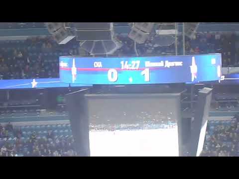 Видео: Ледовый Дворец Санкт Петербург СКА и Шанхайские Dragons 6 ноября - первый период