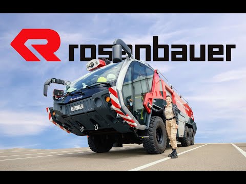 Видео: Агаарын хөлгийн гал унтраах машин - Rosenbauer Panther 6*6.