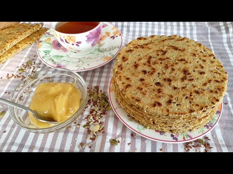 Видео: Полезные Веганские Лепешки С Семечками. Очень Вкусный и Простой рецепт. И как десерт, и Вместо Хлеба