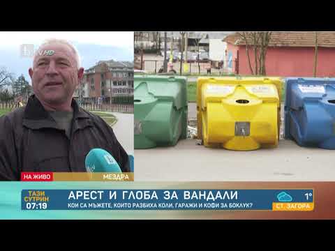 Видео: Вандали вилнеят в Мездра: Разбиха коли и гаражи, обърнаха кофи за боклук | „Тази сутрин“ - БТВ