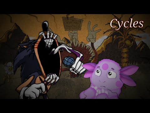 Видео: FNF "Приключения Лунтика и его друзей": Cycles but Moonzy sing it