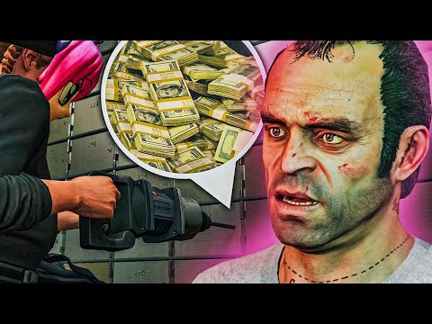 Видео: GTA ONLINE в двух словах #3 (Первые Ограбления)