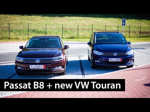 Видео: VW Touran Highline для семьи и Passat B8 Comfortline для души /// Пригон авто из Германии