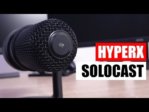 Видео: Обзор микрофона HyperX SoloCast. Распаковка, сравнение с HyperX QuadCast. Стоит ли брать для стримов