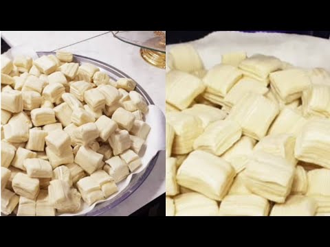 Видео: Слоеная Тесто 250шт