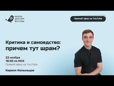 Видео: Критика и самоедство. Причем тут шрам? Кирилл Копыльцов