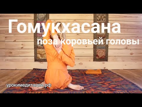 Видео: АСАНА №15. ГОМУКХАСАНА (ПОЗА КОРОВЬЕЙ ГОЛОВЫ). Йога асаны