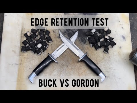 Видео: Тест на сохранение краёв клонов Buck's 420hc и Gordon's 119