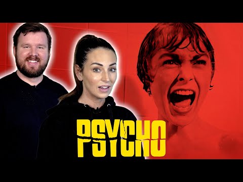 Видео: Моя жена впервые ОТРЕАКТИРУЕТ на «ПСИХО» (1960) 😱🔪