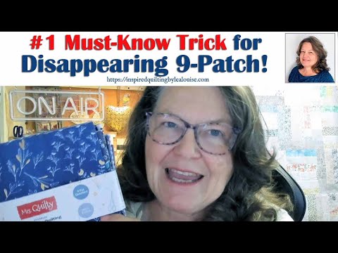 Видео: Скрытый секрет раскрыт в новом блоке «Исчезающее одеяло из девяти лоскутков»!