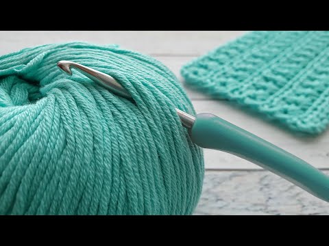 Видео: Шикарный узор крючком "СЕРДЦЕ ОКЕАНА". Вязание крючком для начинающих!