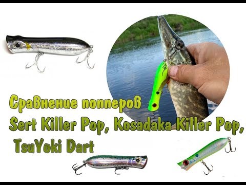 Видео: Сравнение попперов Sert Killer Pop, Kosadaka Killer Pop, TsuYoki Dart