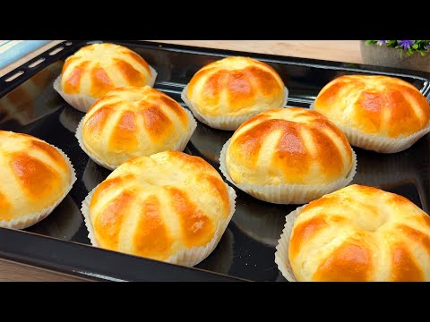 Видео: Они исчезнут за 1 минуту! Всего 4 простых ингредиента❗️Готовим невероятно вкусный хлеб❗️