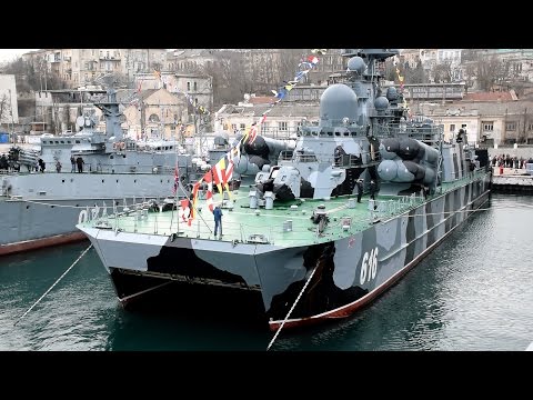 Видео: Малый ракетный корабль на воздушной подушке Самум