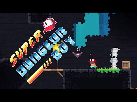 Видео: Падение в пещеру --- Super Dungeon Boy #2