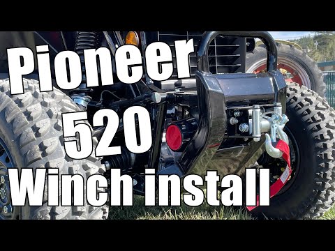 Видео: Как установить лебедку Honda Pioneer 520/ MAX’S MOTO SHOP