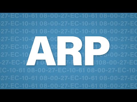 Видео: Объяснение ARP | Протокол разрешения адресов