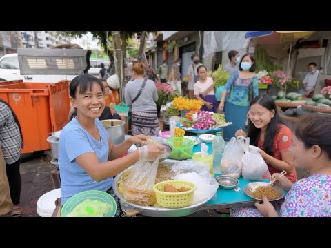 Видео: 🇲🇲 Образ жизни и культура Мьянмы | Оживленный утренний рынок и уличная еда в Янгоне