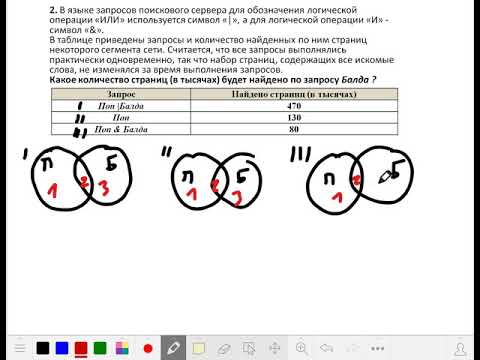 Видео: Задания 8.  Запросы для поисковых систем с использованием логических выражений. ОГЭ. Информатика