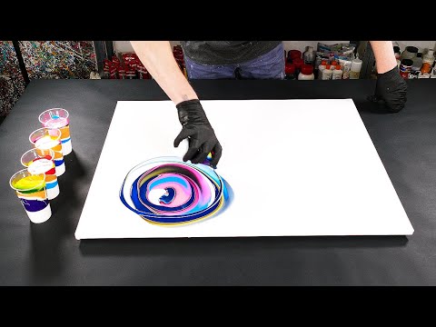 Видео: Пузыри оживят вашу картину - Liquid Art от Tiktus